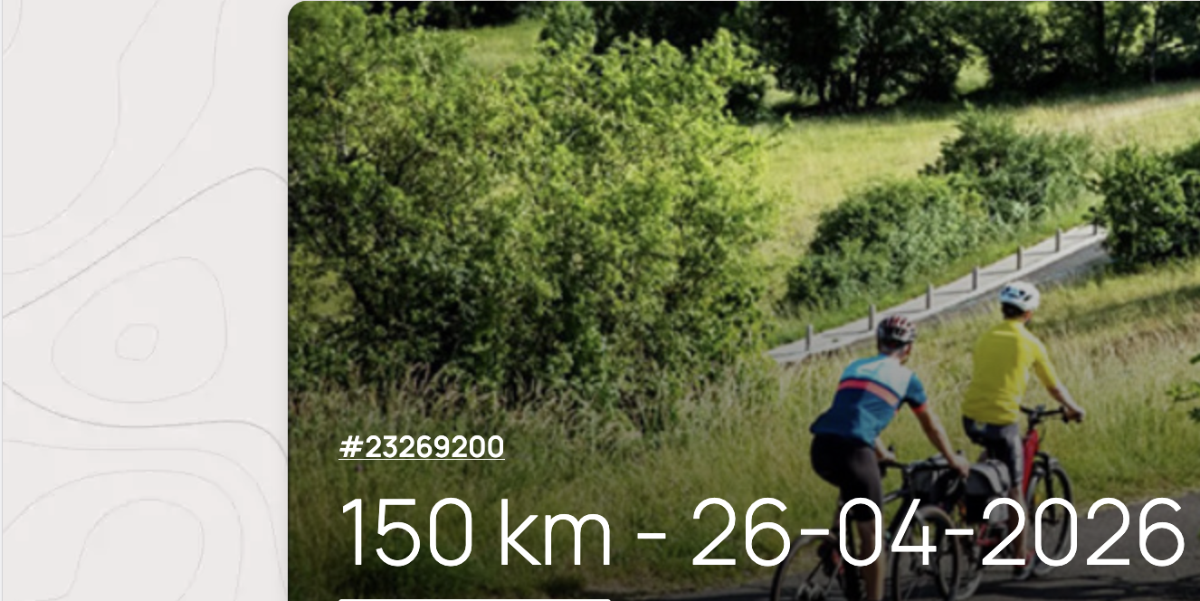 BREVETS 150 OU 200 KM - 26 AVRIL 2026