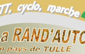 La "Rand'Automne" en pays de Tulle - Dimanche 11 Octobre